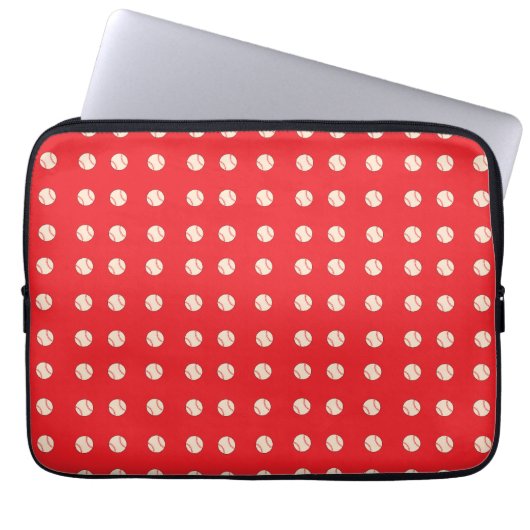 Baseball Laptopschutzhülle (Vorderseite)