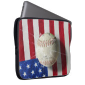 Baseball Laptopschutzhülle (Vorne Rechts)