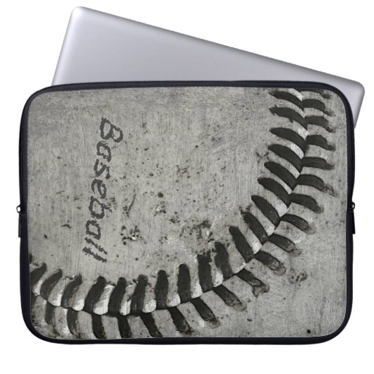 Baseball Laptopschutzhülle (Vorderseite)