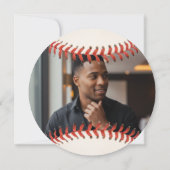 Baseball Last Swing Before the Ring Bachelor Party Einladung (Rückseite)