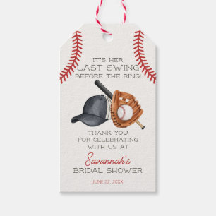 Baseball Last Swing Brautparty Gefallen Geschenkanhänger