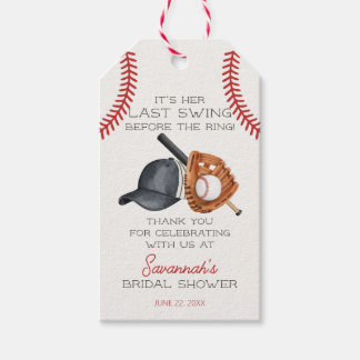 Baseball Last Swing Brautparty Gefallen Geschenkanhänger