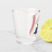 Baseball Last Swing Zuhause Run Brautparty Bevorzu Schnapsglas (Links)