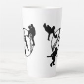Baseball Latte-Tasse Milchtasse (Vorderseite)