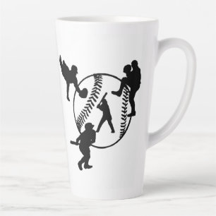 Baseball Latte-Tasse Milchtasse