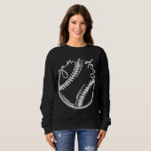 Baseball-Leben am Game Day, Softball-Leben für Sweatshirt (Vorne ganz)