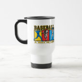 Baseball-Lebensart Reisebecher (Links)