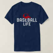 Baseball-Lebensdauer1 T-Shirt (Design vorne)
