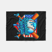 Baseball-Lebensstil 101 Bekleidung Jugend Baseball Fleecedecke (Vorderseite (Horizontal))