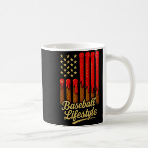 Baseball-Lebensstil 101 Bekleidung Jugend Baseball Kaffeetasse