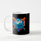 Baseball-Lebensstil 101 Bekleidung Jugend Baseball Kaffeetasse (Links)