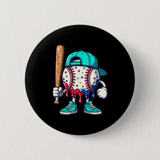 Baseball-Lebensstil 101 Bekleidung Jugend Drip Bas Button (Vorderseite)