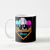 Baseball-Lebensstil 101 Bekleidung Jugend Drip Bas Kaffeetasse (Links)