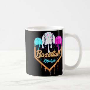 Baseball-Lebensstil 101 Bekleidung Jugend Drip Bas Kaffeetasse