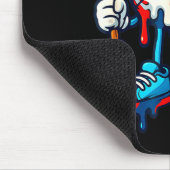 Baseball-Lebensstil 101 Bekleidung Jugend-Drip Mousepad (Ecke)