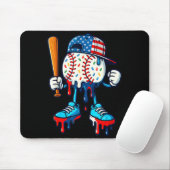 Baseball-Lebensstil 101 Bekleidung Jugend-Drip Mousepad (Mit Mouse)