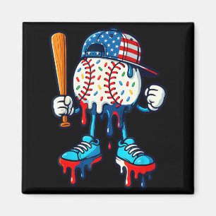 Baseball-Lebensstil 101 Bekleidung Jugend-Tropf Magnet