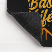Baseball-Lebensstil, Baseball-Drip-Eiscreme Mousepad (Ecke)