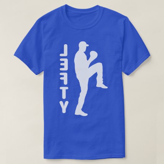 Baseball Lefty Links Handed Pitcher Funny Baseball T-Shirt (Design vorne)
