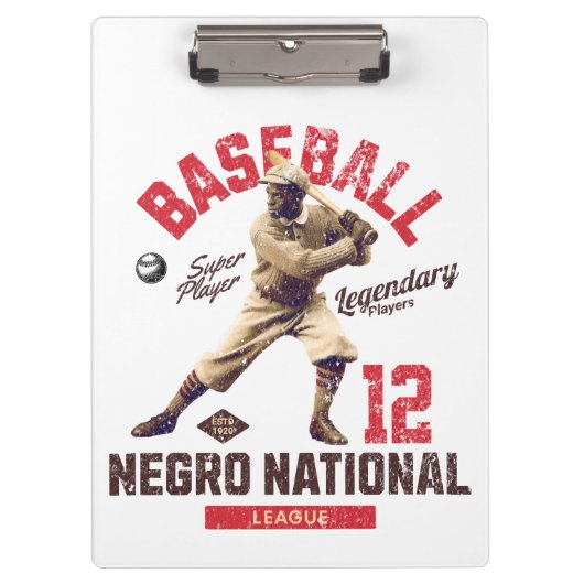 Baseball Legends Negro National League, EST 1920 Klemmbrett (Vorderseite)