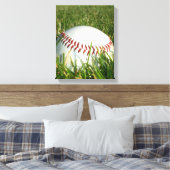 Baseball-Leinwand Leinwanddruck (Insitu (Schlafzimmer))