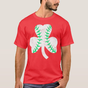 Baseball Leprechaun Kleeblatt St Patricks Day Men  T-Shirt