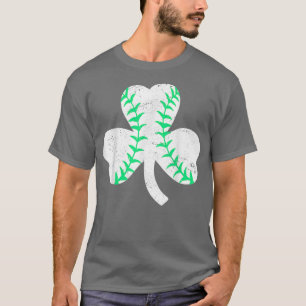 Baseball Leprechaun Kleeblatt St Patricks Day Men T-Shirt