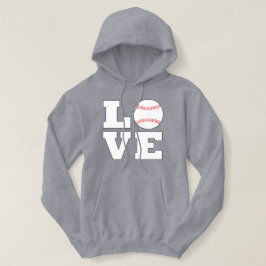 Baseball-LIEBE-Baseball-Mama oder Lüftersport Hoodie