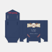 Baseball Liebe Dark Navy Sporthochzeit Geschenkschachtel (Ungefaltet)