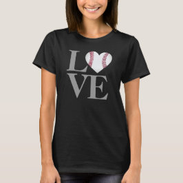 Baseball-Liebe im Herzen T-Shirt