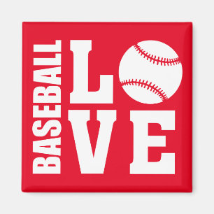 Baseball-Liebe Magnet