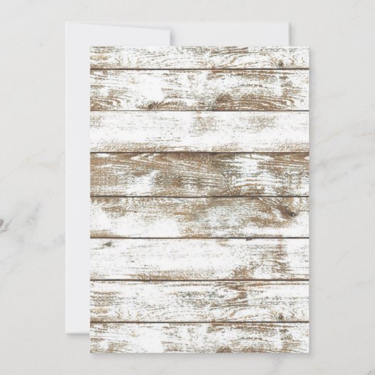 Baseball Liebe Rustikales Hochzeitsfest Brautparty Einladung (Rückseite)