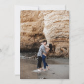 Baseball-Liebe Save The Date (Rückseite)