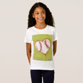 "Baseball- = Liebe" T - Shirt (Vorne ganz)