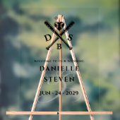 Baseball-Liebe Willkommen Acrylschild (Neutral)