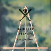 Baseball-Liebe Willkommen Acrylschild (Neutral)