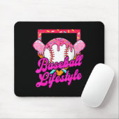 Baseball Life Lifestyle Home Plate Ice Cream Drip Mousepad (Mit Mouse)