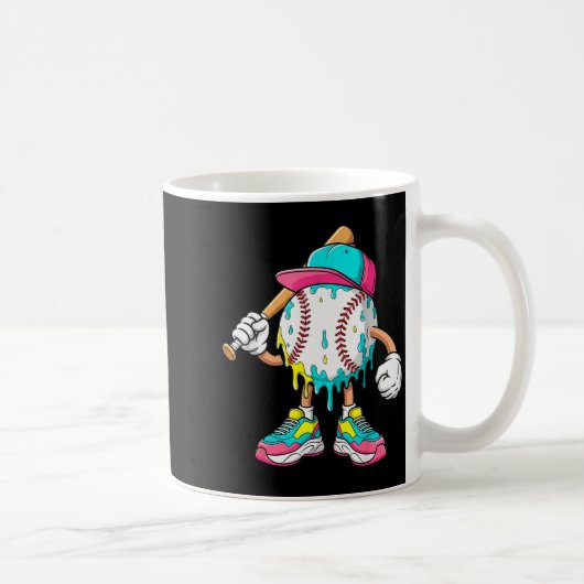 Baseball Lifestyle 101 Apparel Youth Baseball Drip Kaffeetasse (Rechts)