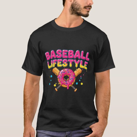 Baseball Lifestyle 101 Apparel Youth Drip Baseball T-Shirt (Vorderseite)