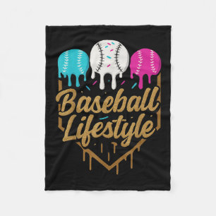 Baseball Lifestyle 101 Bekleidungsjugend Baseball  Fleecedecke