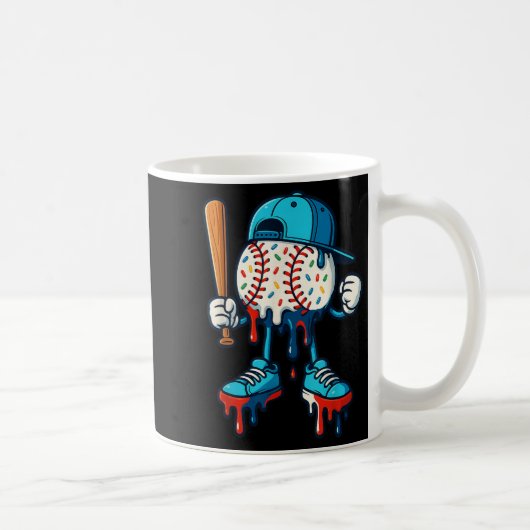 Baseball Lifestyle 101 Bekleidungsjugend Baseball  Kaffeetasse (Rechts)