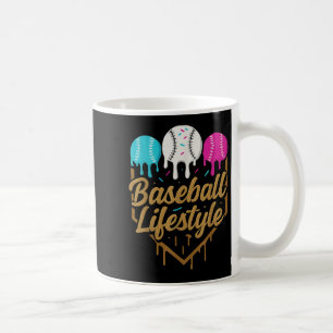 Baseball Lifestyle 101 Bekleidungsjugend Baseball  Kaffeetasse