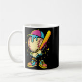 Baseball Lifestyle 101 Bekleidungsjugend Baseball  Kaffeetasse (Links)