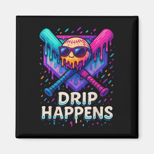 Baseball Lifestyle 101 Bekleidungsjugend Baseball Magnet (Vorne)