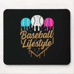 Baseball Lifestyle 101 Bekleidungsjugend Baseball  Mousepad