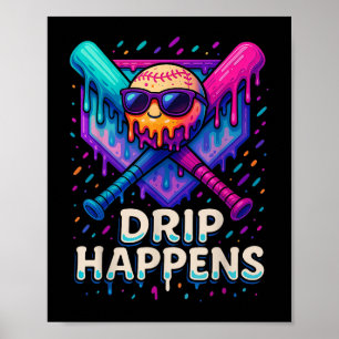 Baseball Lifestyle 101 Bekleidungsjugend Baseball  Poster