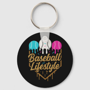 Baseball Lifestyle 101 Bekleidungsjugend Baseball  Schlüsselanhänger