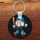 Baseball Lifestyle 101 Bekleidungsjugend Baseball Schlüsselanhänger (Vorderseite)