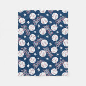 Baseball-Liga Fleecedecke (Vorderseite)