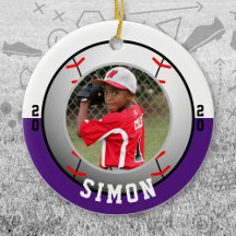 Baseball-Lila-White-Team-Farben